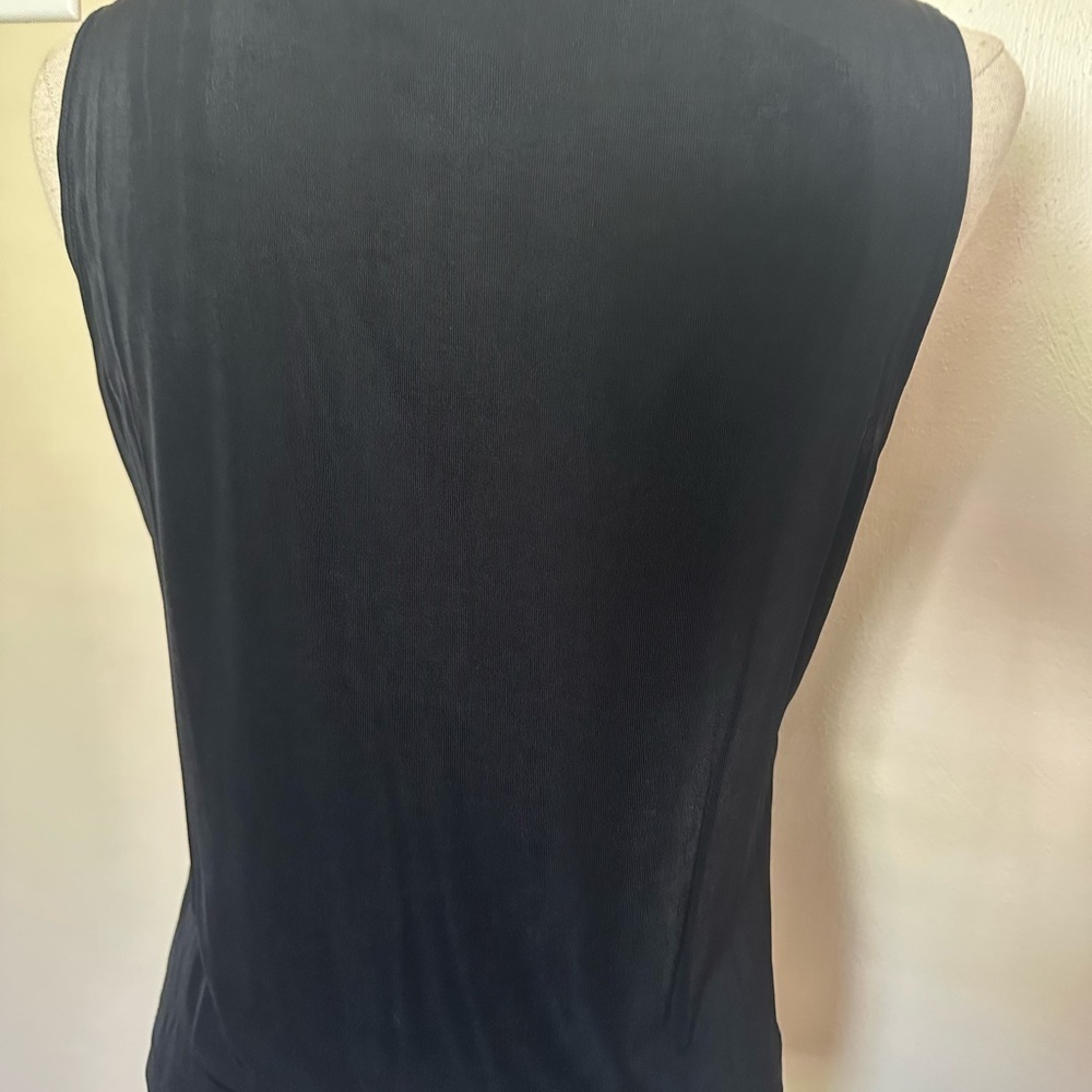 Ruby Rd. Slinky Basic Black Tank - Picture 3 of 5